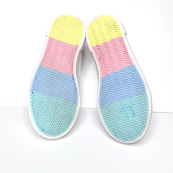 Minnie and Daisy Printed Sneakers Disney H&M White and pink shoes size 12.5 - Picture 6 of 12